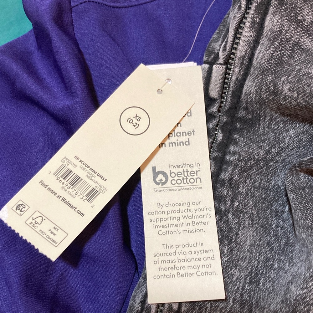 No Boundaries Charcoal Denim Dress - Picture 6 of 6